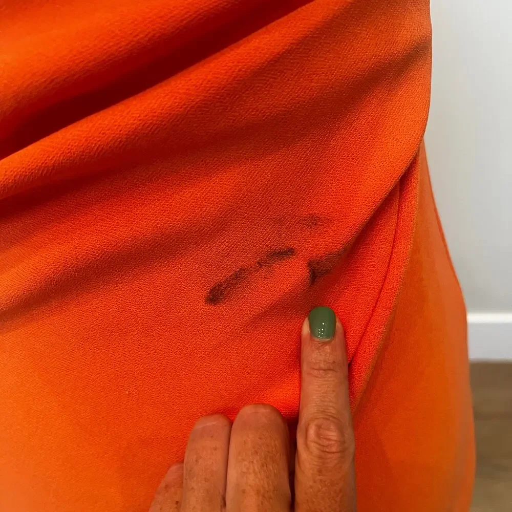 PETAL & PUP Women's Nadene Dress Size 2 In Orange - Picture 10 of 14